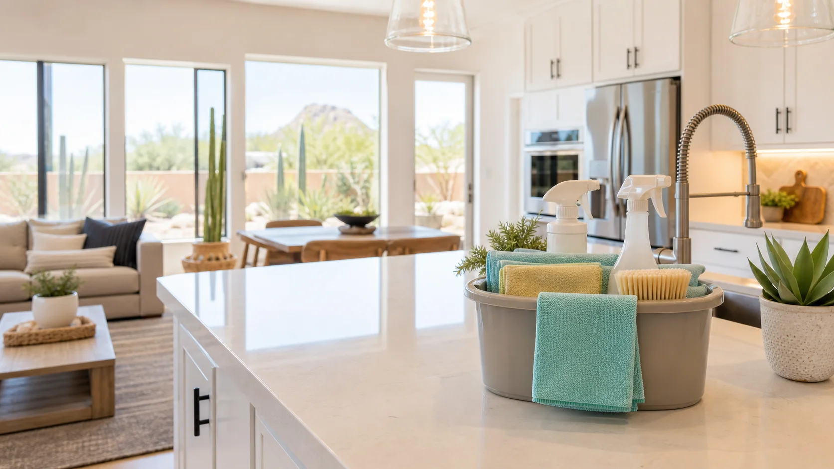 Desert Bloom Cleaning website preview