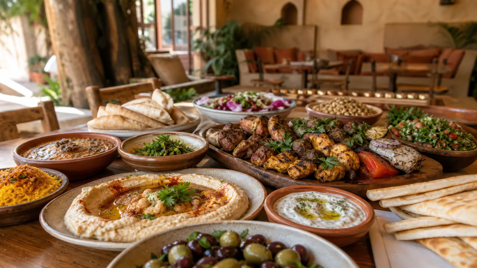 Saffron Table Mediterranean website preview