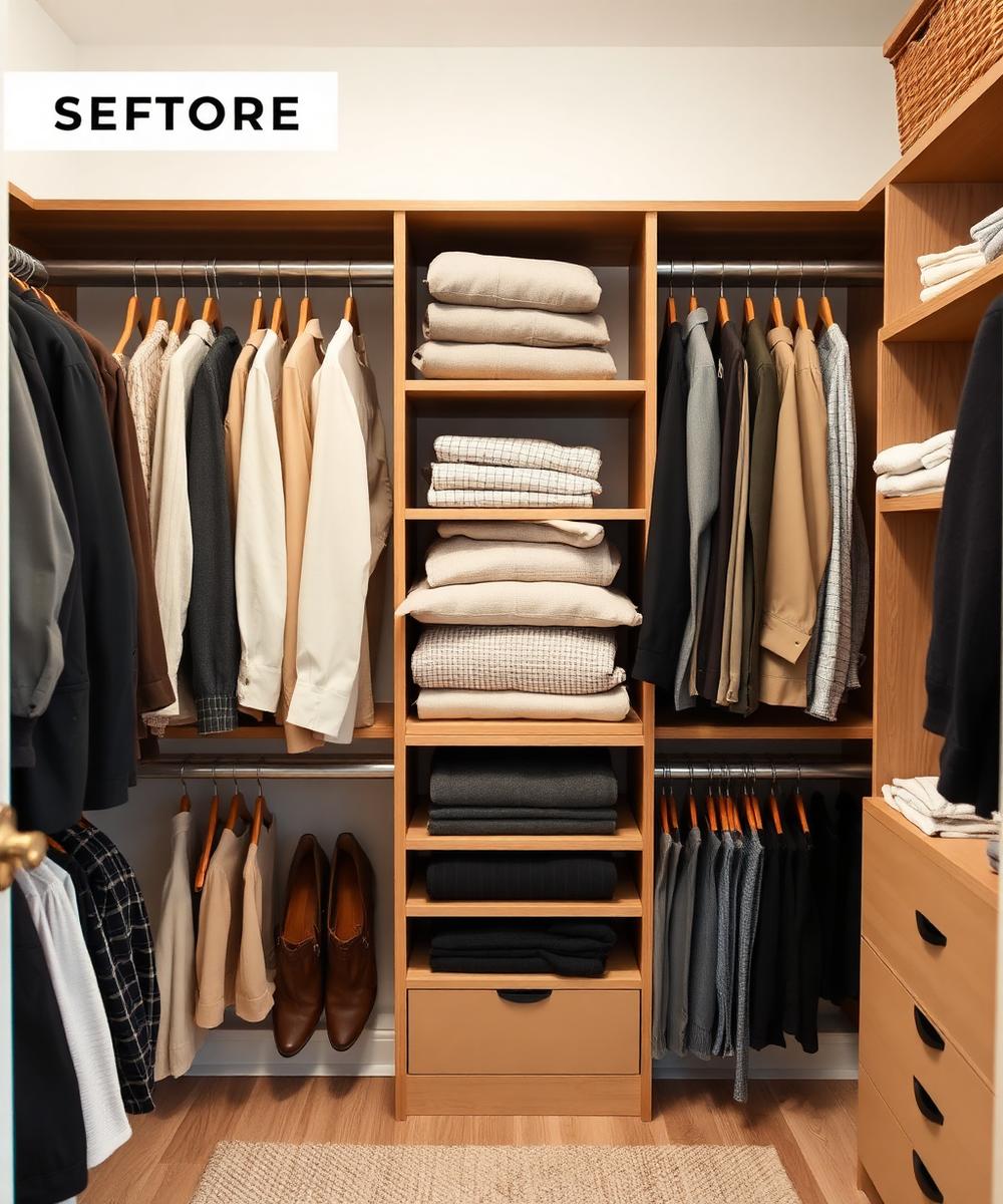 Lakeview Walk-In Closet after