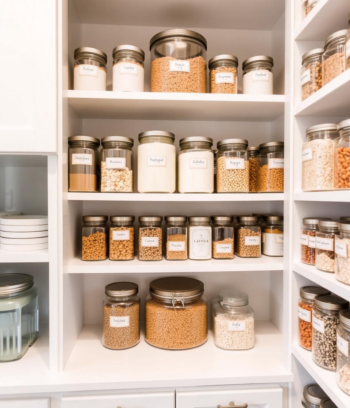 Organized pantry