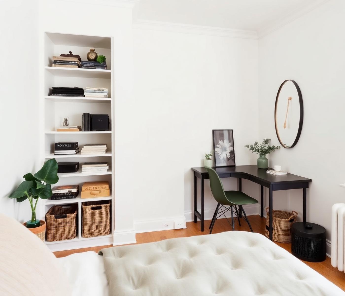 Elegantly organized small Chicago apartment
